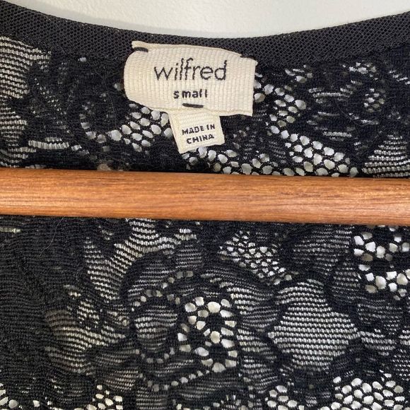 Aritzia Wilfred Lace Racerback Top Sz S - Picture 2 of 6
